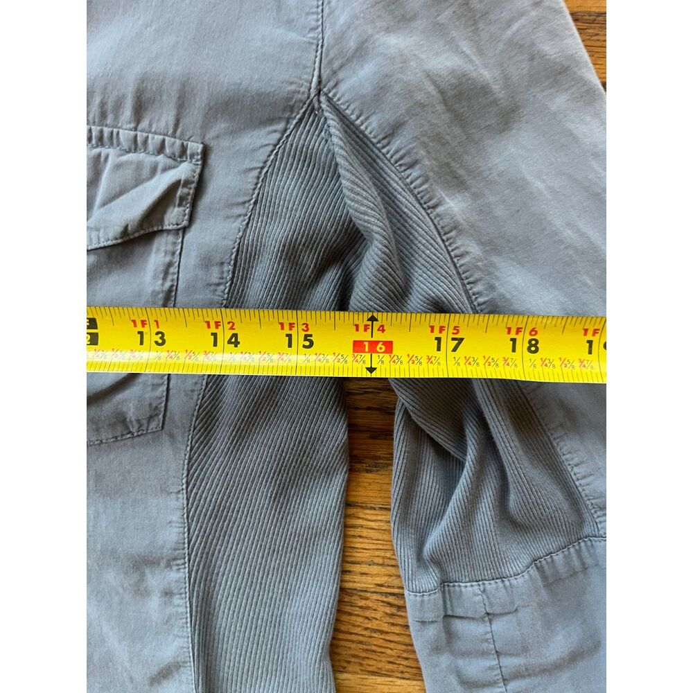 Standard JAMES PERSE Gray Button Up Shirt Top Women's Size 2 Medium - Picture 9 of 12